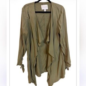 Carolina Belle Olive Lightweight Coat